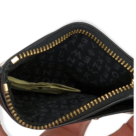 kate spade New York Classic Black Grove Street Adi Card Case and Coin Pouch - Picture 4 of 4